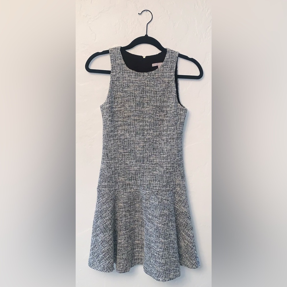 Banana Republic Sleeveless Tweed Flare Dress